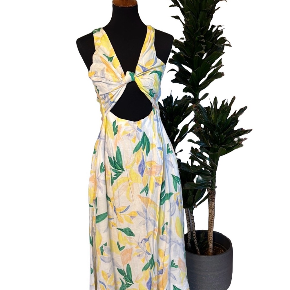 Floral Print Sleeveless Dress